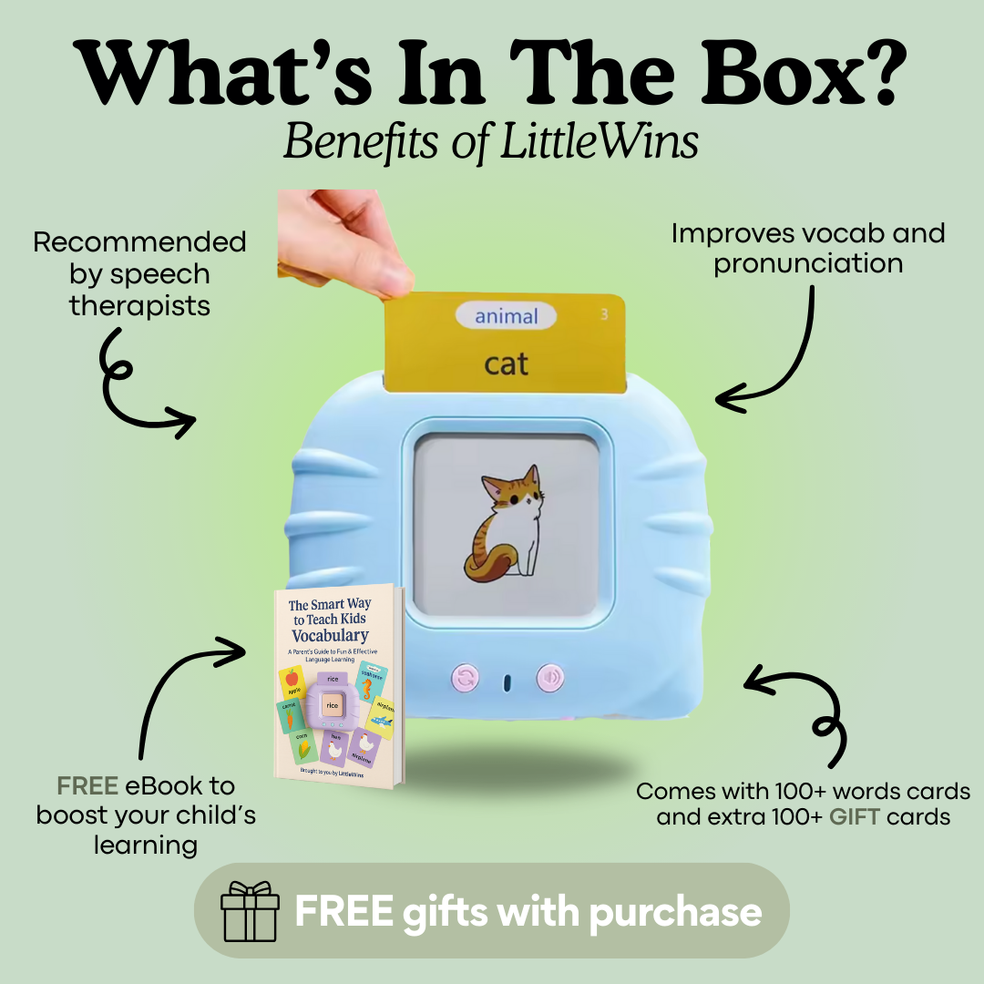 LittleWins SpeechCards™ – Voice Booster For Kids